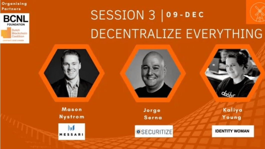 With Messari, Securitize, and Identity Woman