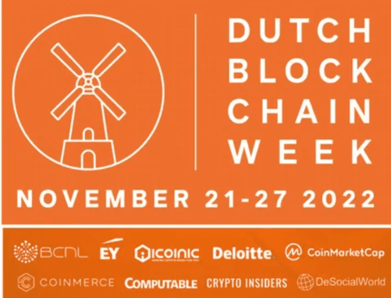 A week full of events with partners Deloitte, icoinic, Coinmarketcap, Coinmerce, Computable, Crypto-Insiders, and DeSocialWorld